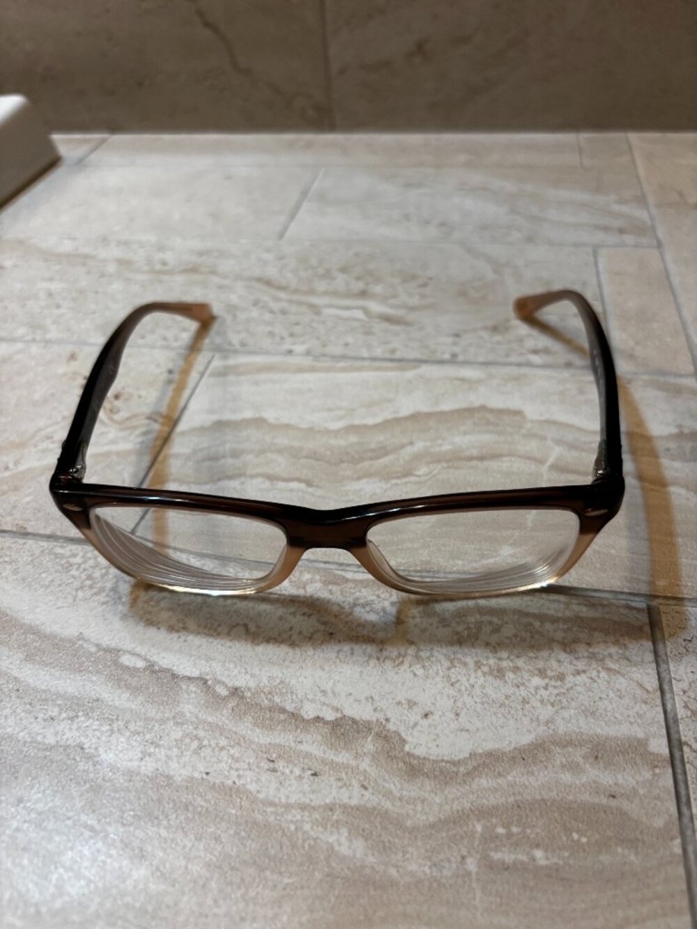 Ray Ban 2 toned glasses, frames only, barely used